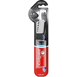 Зубна щітка Colgate Slim Soft Charcoal сіра з чорним 1 шт.