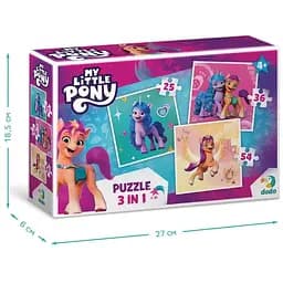 Пазл DoDo 3 в 1 My Little Pony (200385) - мініатюра 7