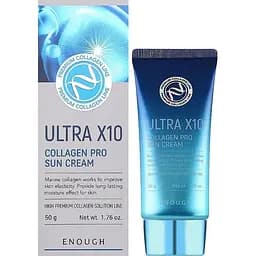 Сонцезахисний крем для обличчя Enough Ultra X10 Collagen Pro Sun Cream 50 г