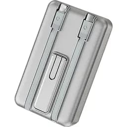 Внешний аккумулятор WiWU Elite Wi-P056 10000mAh 22.5W Silver (6977703652390) [161281]