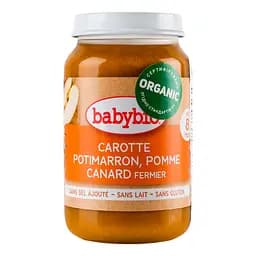 Пюре органічне Babybio з овочів та качки, 200 г