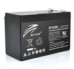 Аккумуляторная батарея AGM RITAR RT-1290B 12V 9.0Ah - мініатюра 1