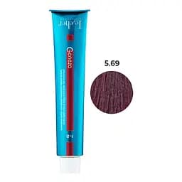 Професійна стійка аміачна крем-фарба для волосся Le Cher Geneza 5.69 (5BR) з протеїнами шовку 100 мл