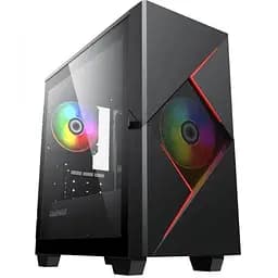 Корпус GameMax Cyclops BR черный, без БП, Mini Tower, Micro ATX/Mini ITX, 1xUSB 3.1, 2xUSB 2.0, 3x120 мм LED, 350х188х380 мм