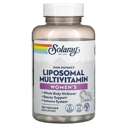 Мультивітаміни ліпосомальні для жінок Women's Liposomal Multivitamin Solaray 120 вегетаріанських капсул