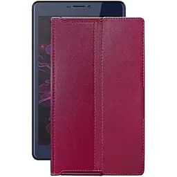 Чохол StatusCASE з екошкіри для планшету Nomi Corsa 3 C070012 Бордовий