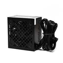 Блок живлення GTL 600 Вт Black, 120 мм, 2xMolex / 3xSATA / 1x6+2-pin / 1x4+4-pin / 1x24-pin, захист SCP / OCP / OVP / UVP, пласкі чорні кабелі збільшеної довжини (GTL-600-120) - мініатюра 3