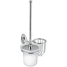 Йоржик настінний з кошиком Zerix LR1510-1 LL1413, Хром