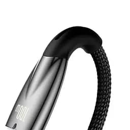 Кабель Baseus Glimmer Series Fast Charging USB-A to USB-C 100W 2m Black (CADH000501) - мініатюра 4