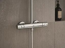 Душова система з термостатом для настінного монтажу Grohe Euphoria System 310 26075001, Хром - мініатюра 6