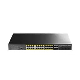 PoE-комутатор 29-портовий керований L2 Cudy GS2028PS4-300W гігабітний з 24 портами PoE, 300W (73-00540) - мініатюра 2