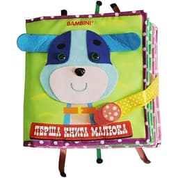 Текстильна розвиваюча книга для малят Bambini "Щеня" 403655