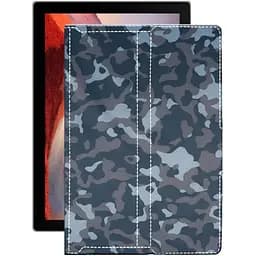 Чохол StatusCASE з екошкіри для планшету Microsoft Surface Pro 7 Plus Хаки-синій