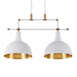 Люстра 2Round, PikArt арт. 6483 Золотой/белый