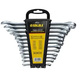 Ключи рожково-накидные Sigma 12 шт 6-22 мм CrV (6010121)