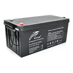 Акумуляторна батарея літій-залізо-фосфатна 25.6В 100А*год Ritar LiFePO4 25.6V 100Ah 2560Wh (44-00310) - мініатюра 2