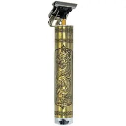 Машинка для стрижки чоловіча Дракон золотистий триммер для бороди PROFESSIONAL HAIR CLIPPER JX-1818