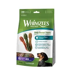 Ласощі Whimzees Toothbrush у формі зубної щітки для собак XS 48 шт.