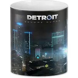 Кухоль GeekLand Детройт: Стати людиною Detroit: Become Human ландшафт Детройта DB.01.009 330 мл білий