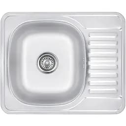 Кухонная мойка Brinex 5848 0,8 мм, врезная BRIN5848SAT08