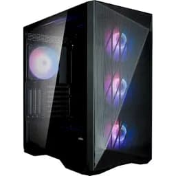 Корпус Zalman Z9 Iceberg MS, Black, Mid Tower, без БЖ, для E-ATX / ATX / Micro ATX / Mini ITX, 1xType-C / 2xUSB 3.0 / 2xUSB 2.0, макс. CPU - 185 мм / VGA - 390 мм, 4x140 мм ARGB, бічна панель із загартованого скла