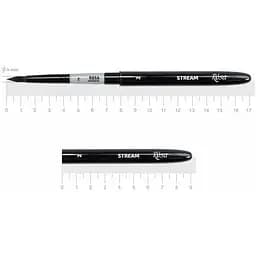 Пензель синтетика кругла TRAVEL BRUSH STREAM 158 №2 коротка ручка Rosa