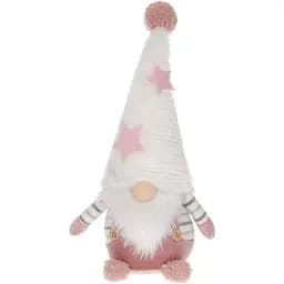 Мягкая игрушка BonaDi Гном в белом колпаке 16х14х35 см (000265344)