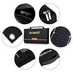 Портативний зарядний пристрій Suaoki сонячна панель Ansun 40w - мініатюра 4
