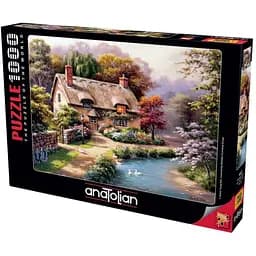 Пазл Anatolian Котедж на березі озера з качками 1000 ел. (1047)