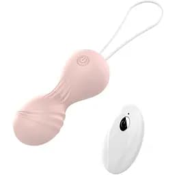 Вагинальные шарики Boss Remote Control Tighten 8 см (светло-розовый)