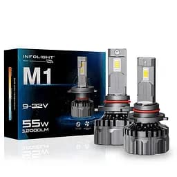 Комплект світлодіодних ламп Infolight M1 9005 55W - мініатюра 7