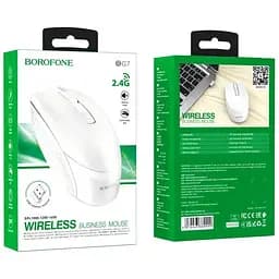 Бездротова миша Borofone BG7 2.4G Platinum Business Wireless Mouse біла - мініатюра 2
