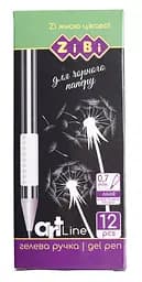 Набір гелевих ручок, 0.6 мм, біла, 12 шт., ZB.2208-12