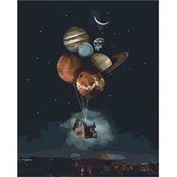 Картина по номерам Brushme Дом в стратосфере BS41119 40х50 см