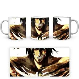 Кухоль GeekLand Attack on Titan Атака Титанів Ерен AOT 002.08 330 мл білий - мініатюра 4