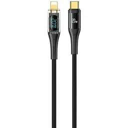 Кабель Usams SJ588 Type-C To Lightning PD 20W Transparent Digital Display Cable Shadow Series 1,2 м B