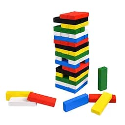 Настільна гра Strateg TOWER MINI 31064 54 бруска кубик - мініатюра 2