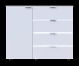 Комод Doros GС1 Білий 100х40х81.2 (41510028) - мініатюра 3