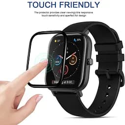 Захисна плівка Amazfeel для смартгодинника Amazfit GTS/GTS2 з рамкою (2 шт.) - мініатюра 4