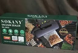 Вакуумний пакувальник Sokany SK-13031 вакууматор 140 Вт для тривалого зберігання продуктів - мініатюра 9