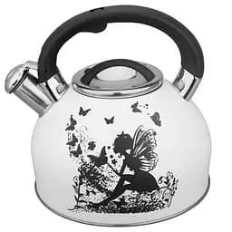 Чайник Maxmark со свистком, 3 л, металлик (MK-1310)