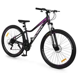 Велосипед PROFI BALANCE 29", алюмінієва рама 15", 21 швидкість, чорно-рожевий (BL-2909)
