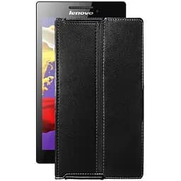 Чехол StatusCASE из экокожи для планшета Lenovo Tab 2 A7-30 Черный матовый