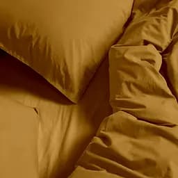Комплект постільної білизни Cosas Curcuma Євро варена бавовна гірчичний (16WashedCotton_Mustard_El-Mustard_200) - мініатюра 2