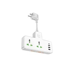 Мережевий удлинитель HOCO AC11A Voyage 2-position expansion socket(1C3A) (8.5 cm) White