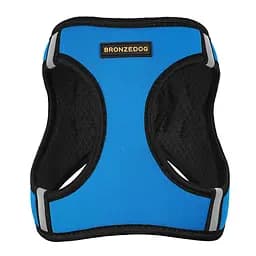 Шлея для собак Bronzedog Sport Vest M 24х18х3 см блакитна - мініатюра 2