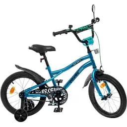 Велосипед дитячий Profi Urban ліхтар дзеркало 18 дюймів бірюзовий 246774