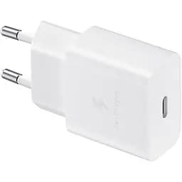 Зарядний пристрій Samsung 15Вт USB-С, білий (EP-T1510NWEGEU)