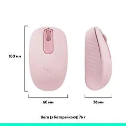 Миша Logitech M196 Bluetooth Rose (910-007461) - мініатюра 3