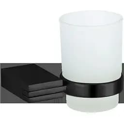 Склянка для зубних щіток VBI Neptune black VBI-040504BL чорний матовий